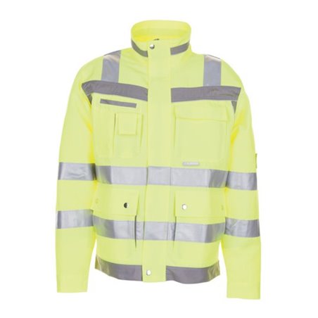 Planam Warnschutz Blouson Plaline gelb/zink