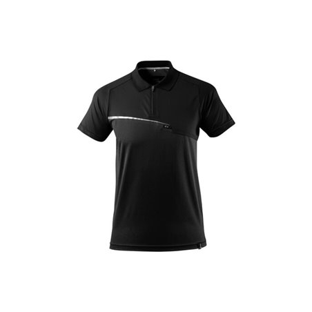 Mascot Polo-Shirt, feuchtigkeitstransportierend Polo-shirt schwarz