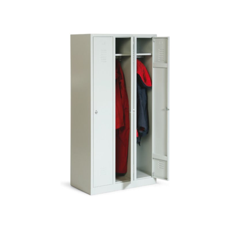 Taurotrade Kleiderschrank Serie ECO auf Sockel 3 Abteile