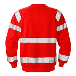 Fristads High Vis Sweatshirt Kl. 3 7446 SHV Rot (Herren)