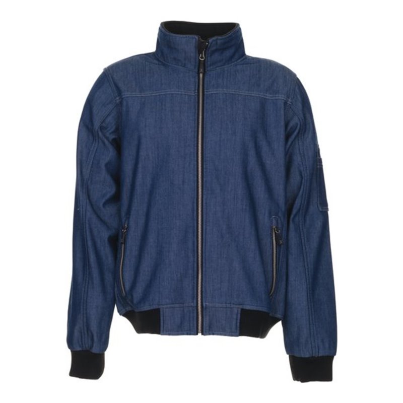 Planam Softshelljacke Outdoor Jeans blau