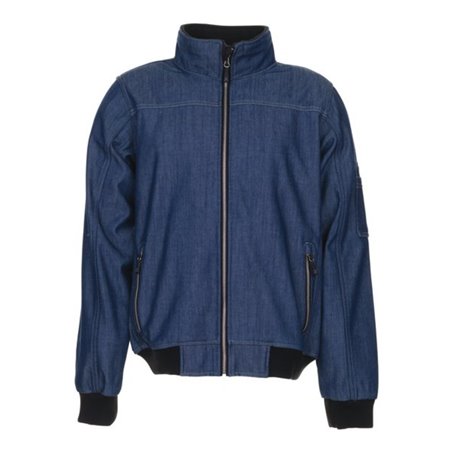 Planam Softshelljacke Outdoor Jeans blau