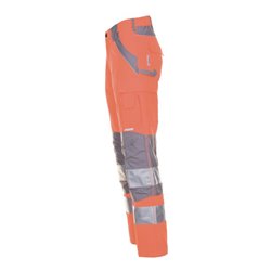 Planam Warnschutz Bundhose Plaline orange/zink