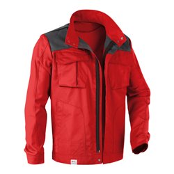 Kübler Fresh Jacke 1L39 mittelrot/anthrazit