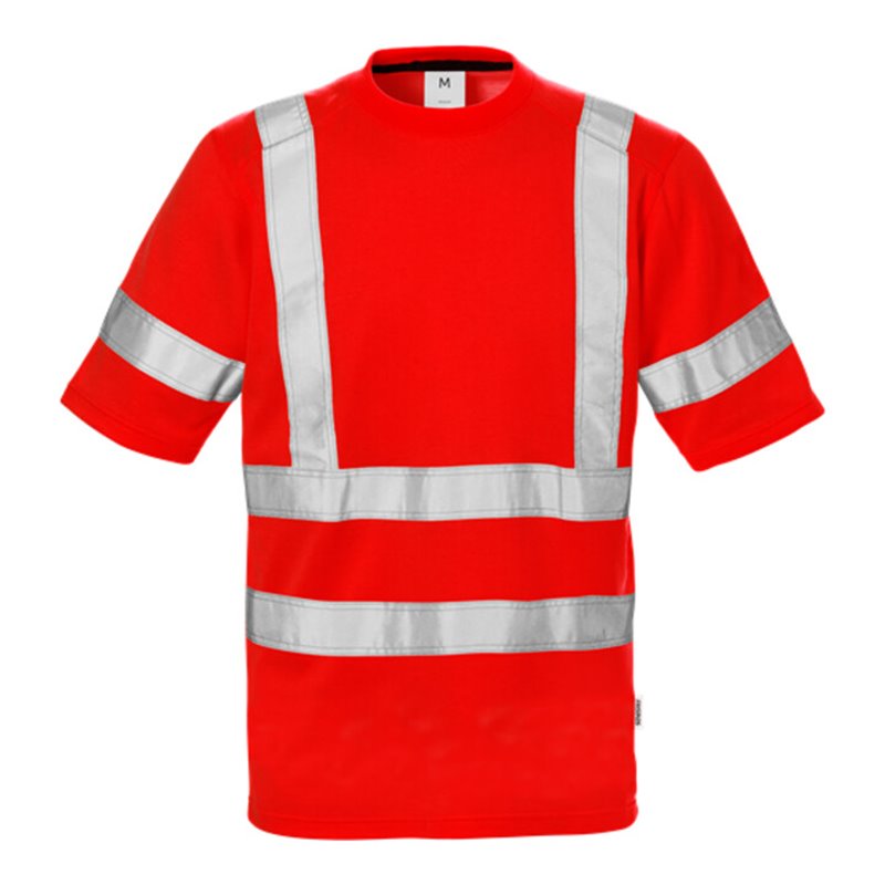 Fristads High Vis T-Shirt 7024 Kl. 3 THV Rot (Herren)