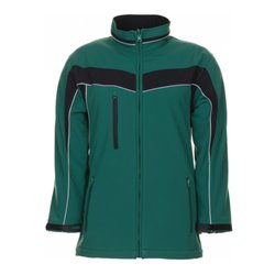 Planam Softshelljacke Plaline grün/schwarz