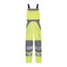 Planam Warnschutz Latzhose Plaline gelb/zink