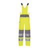 Planam Warnschutz Latzhose Plaline gelb/zink