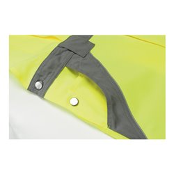 Planam Warnschutz Latzhose Plaline gelb/zink