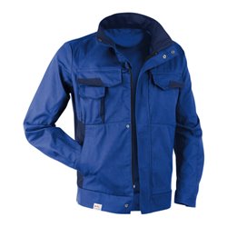 Kübler Vita cotton+ Jacke 1L45 kornblumenblau/dunkelblau