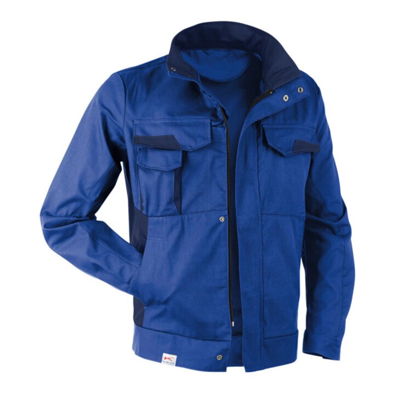 Kübler Vita cotton+ Jacke 1L45 kornblumenblau/dunkelblau