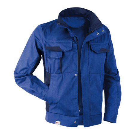 Kübler Vita cotton+ Jacke 1L45 kornblumenblau/dunkelblau