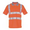 Planam Warnschutz Poloshirt orange/grau
