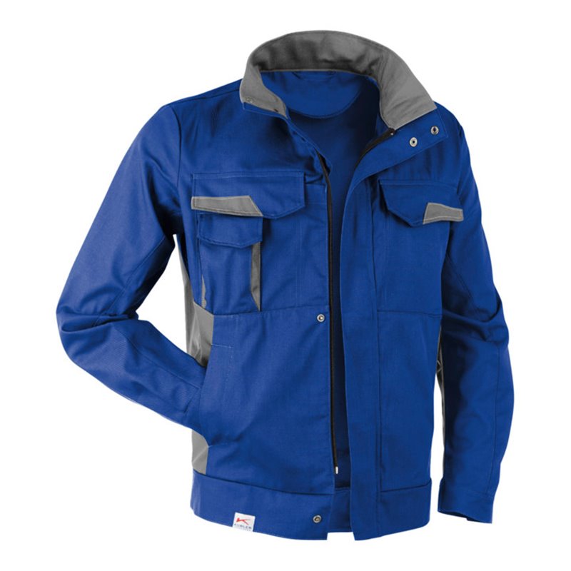Kübler Vita cotton+ Jacke 1L45 kornblumenblau/mittelgrau