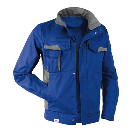 Kübler Vita cotton+ Jacke 1L45 kornblumenblau/mittelgrau