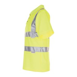 Planam Warnschutz Poloshirt uni gelb