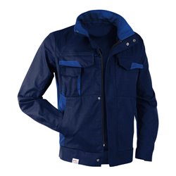 Kübler Vita cotton+ Jacke 1L45 dunkelblau/kornblumenblau