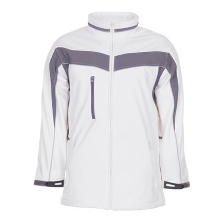 Planam Softshelljacke Plaline reinweiß/zink