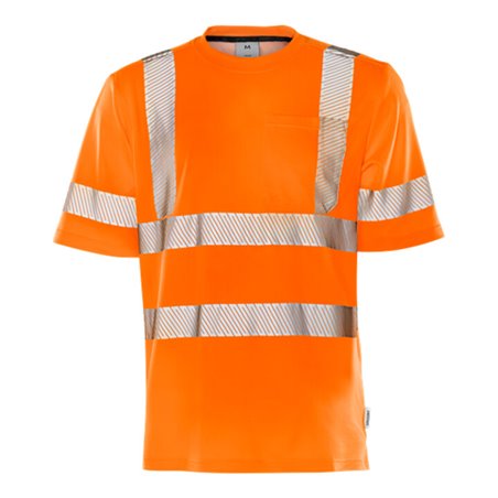 Fristads High Vis T-Shirt Kl. 3 7407 THV Orange (Herren)