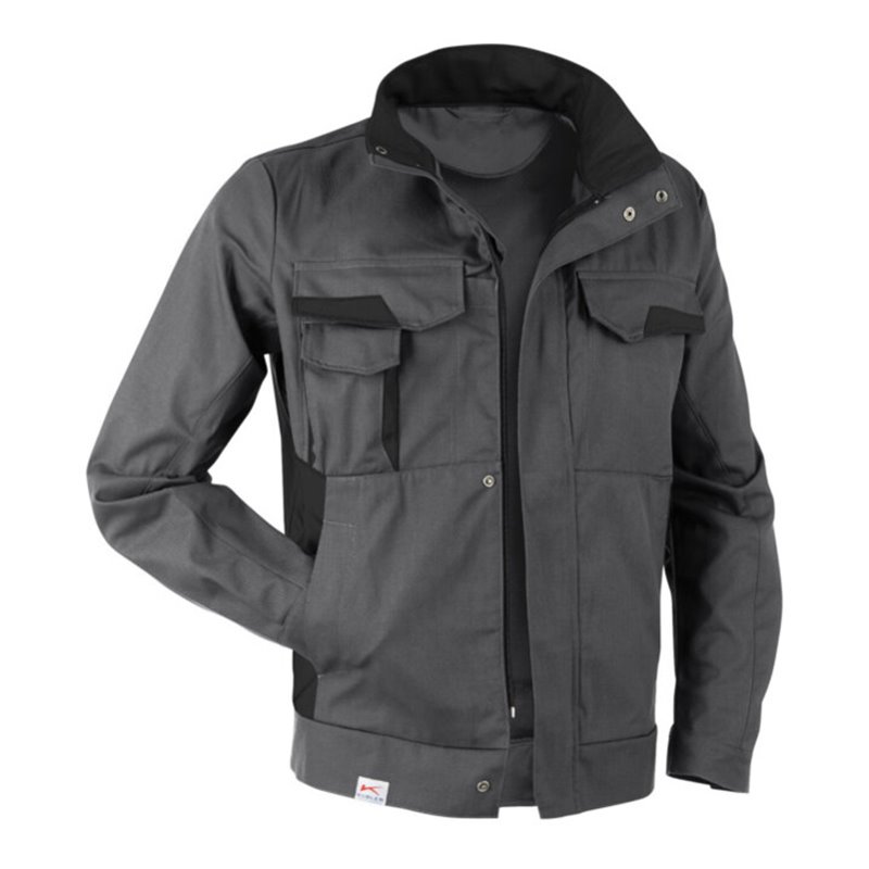 Kübler Vita cotton+ Jacke 1L45 anthrazit/schwarz