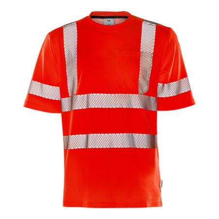 Fristads High Vis T-Shirt Kl. 3 7407 THV Rot (Herren)