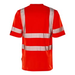 Fristads High Vis T-Shirt Kl. 3 7407 THV Rot (Herren)