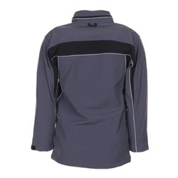 Planam Softshelljacke Plaline schiefer/schwarz