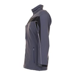 Planam Softshelljacke Plaline schiefer/schwarz