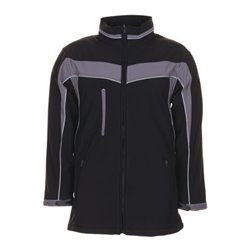 Planam Softshelljacke Plaline schwarz/zink