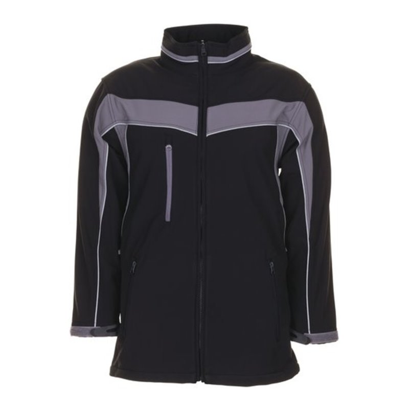 Planam Softshelljacke Plaline schwarz/zink