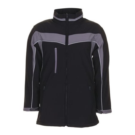 Planam Softshelljacke Plaline schwarz/zink