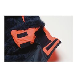 Planam Warnschutz Comfortjacke gelb/marine