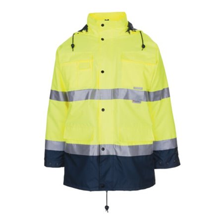 Planam Warnschutz Parka gelb/marine