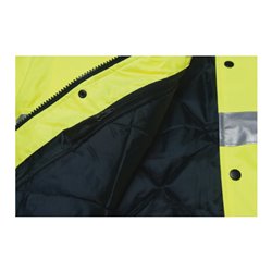 Planam Warnschutz Parka gelb/marine