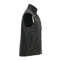 Planam Weste Outdoor Neon grau/grün