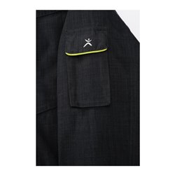 Planam Weste Outdoor Neon grau/grün