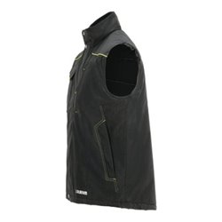 Planam Weste Outdoor Neon grau/grün