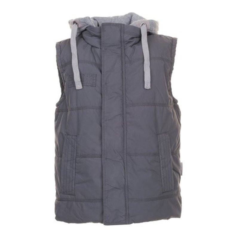 Planam Weste Outdoor Slack grau