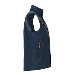Planam Weste Outdoor Neon marine/orange