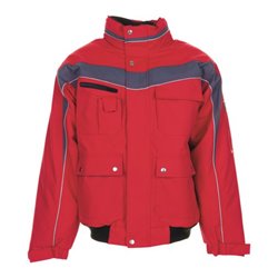 Planam Winterblouson Plaline rot/schiefer