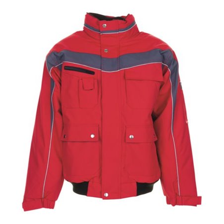 Planam Winterblouson Plaline rot/schiefer