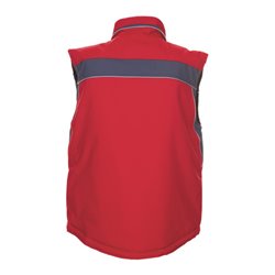 Planam Winterweste Plaline rot/schiefer