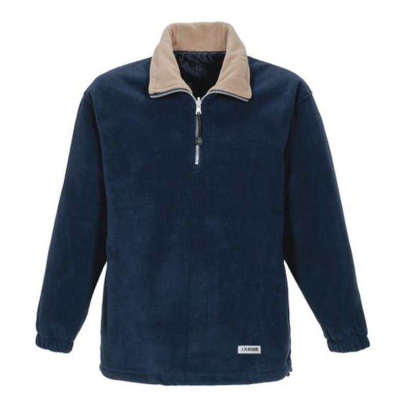 Planam Fleecetroyer Outdoor Relax marine/camel