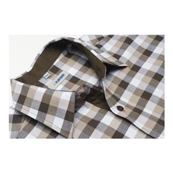 Planam Country Hemd 1/4-Arm blau kariert