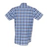 Planam Country Hemd 1/4-Arm blau kariert