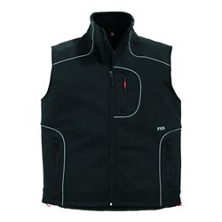 FHB Softshell-Weste Martin 78517 schwarz