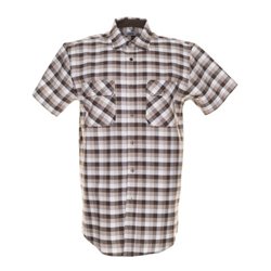 Planam Country Hemd 1/4-Arm stone kariert