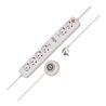 Brennenstuhl Eco-Line Comfort Switch PlusSteckd.leiste 6-fach weiss 1,5m permanent, Hand-/Fußschalter - 1159560216