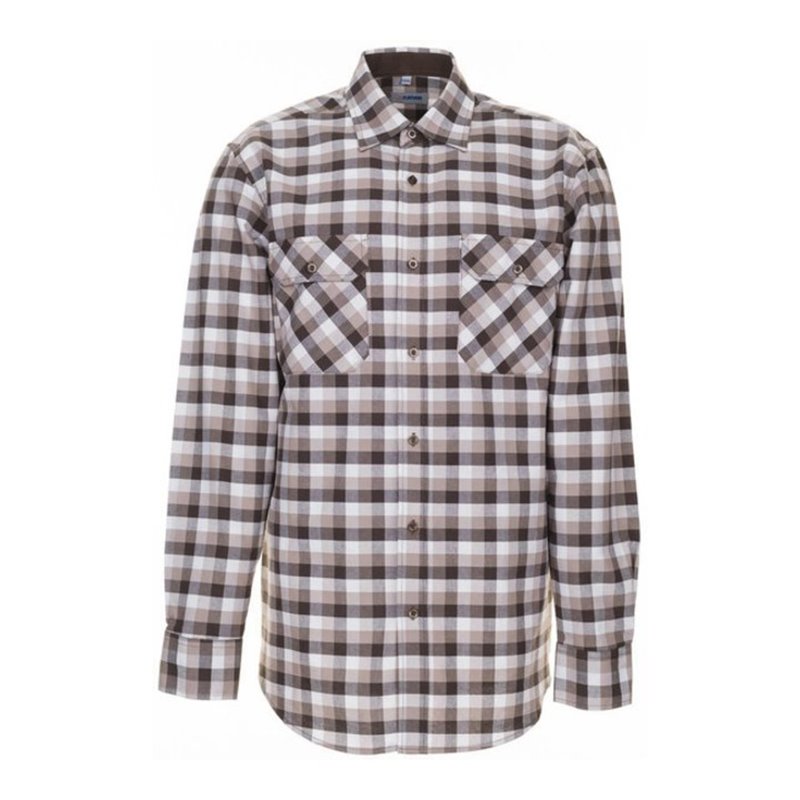 Planam Country Hemd Langarm stone kariert