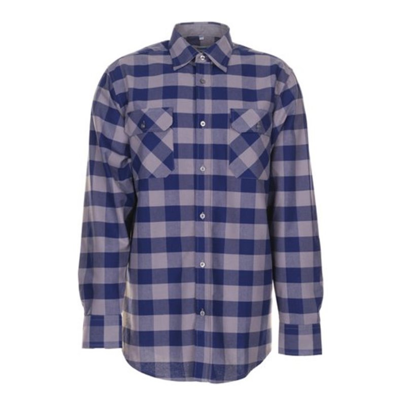 Planam Square Hemd marine/zink